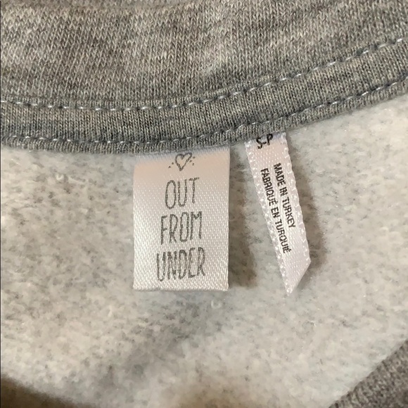 LAST CHANCE Out From Under unique heather gray sweatshirt - Picture 6 of 7